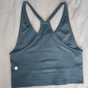 Zella Light Blue Workout crop top Top Size Medium